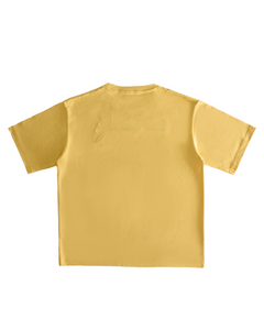 Yellow Embroidered necessi”TEE”
