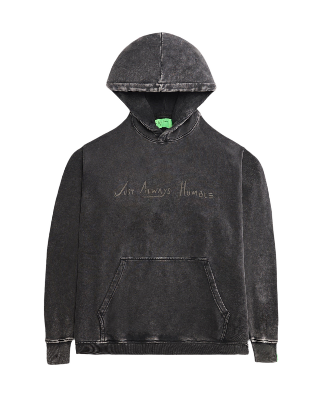 Washed Black French Terry Pullover