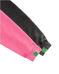 Washed Pink French Terry Pullover