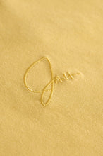 Load image into Gallery viewer, Yellow Embroidered necessi”TEE”
